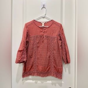 SUNDANCE Popover Blouse